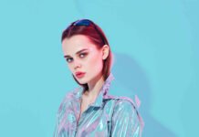 Color Background and Professional Clothes Photoshoot